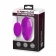 Лиловое виброяйцо с удобным пультом управления вибрацией - Baile в Йошкар-Оле Лиловое виброяйцо с удобным пультом управления вибрацией - Baile